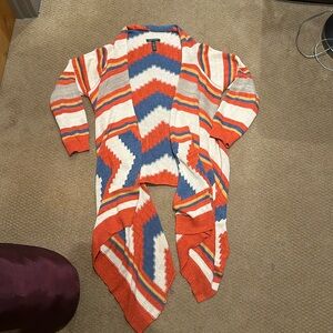 Knit wrap around sweater